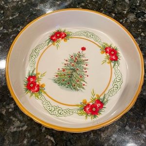 Pioneer Women Holiday Cheer 9” Stoneware Pie Dish